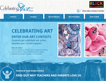 Tablet Screenshot of celebratingart.com